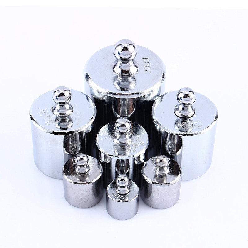 [Australia - AusPower] - 5pcs/6pcs/7pcs Set Calibration Weight Kit Scale Calibration Weight for Digital Jewelry Scale 105G 205G 500G Total Weight 