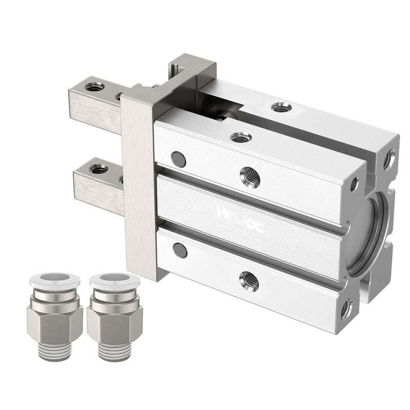 [Australia - AusPower] - Pneumatic finger cylinder small parallel grippers pneumatic fixture MHZ2-10D magnetic thread -10D 