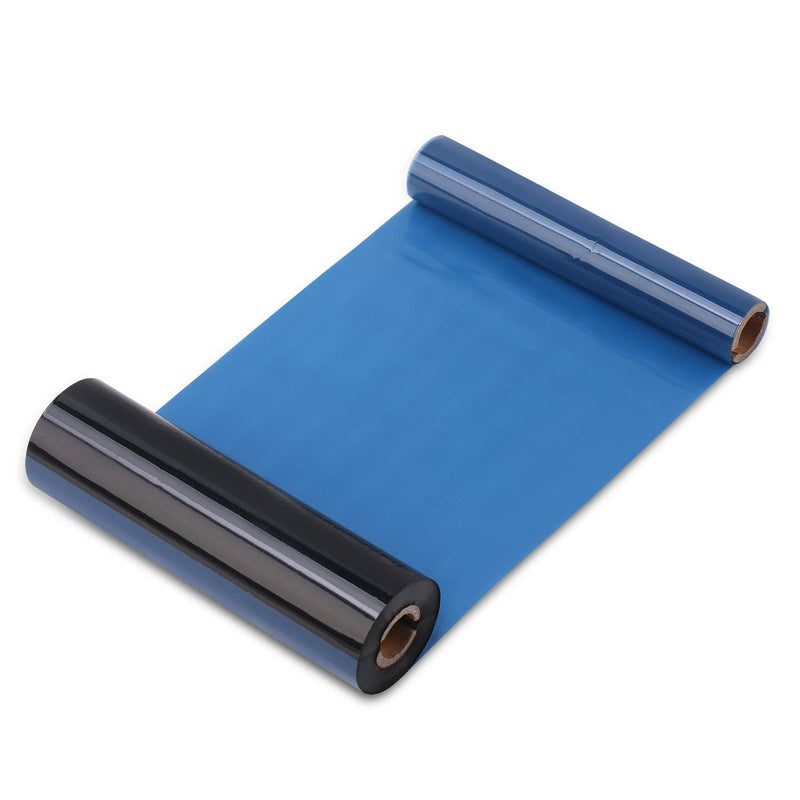 [Australia - AusPower] - 4.33" x 244' Thermal Transfer Ribbon - 1 Roll. Resin Enhanced Wax 1/2 Inch Core Ink Out for Zebra Eltron Datamax Zebra GC420t GK420t GX420t TLP2442 TLP2844 