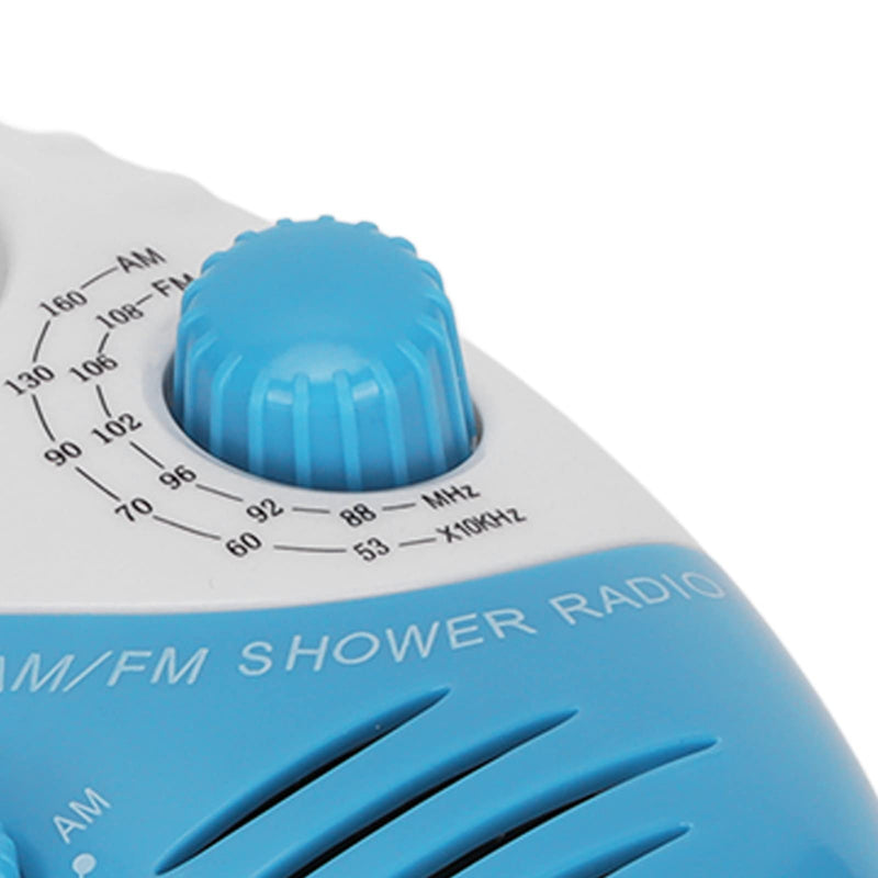 [Australia - AusPower] - Yoidesu Portable Shower Radios, Adjustable Waterproof AM FM Button Speaker, Bathroom Shower Speakers Wireless Radio with Top Handle 