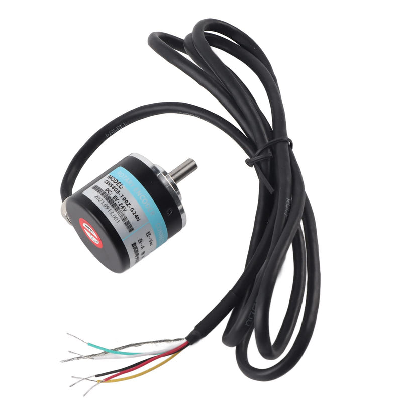 ABZ Three-Phase Encoder, Photoelectric Encoder, DC 5-24 V, 3000-6000 rpm, Full Wave Encoder for Car Engineering (100 Hz), Encoders