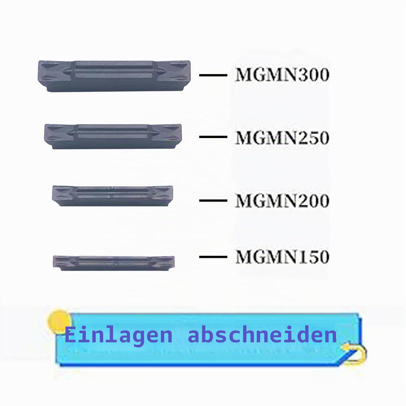 13 Piece Lathe Punching Tool Holder MGEHR1212-1.5 with 11-Piece MGMN150-G Carbide Indexable Inserts (MGEHR1212-1,5+MGMN150) MGEHR1212-1.5+MGMN150