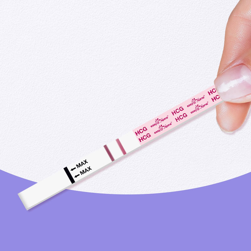 Easy@Home Pregnancy Test Strips: 50 Pack HCG Test Strips - Early Detection Bulk Pregnancy Tests Kit | EZW1-S:50 50 Count (Pack of 1)