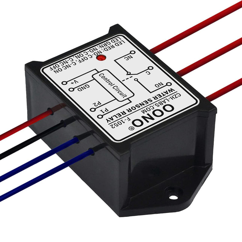 Water Sensor Relay SPDT Switch Module, DC12V, Load DC30V/AC277V 10Amp Max.