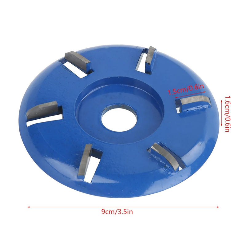 [Australia - AusPower] - Stump Remover, Angle Grinder, Wood Carving Disc, 6 Teeth, Chainsaw, Milling Cutter, Woodworking Knife, Tools, Wood, Turbo Carving Disc, Wood Grinding, Shaping Disc, Sanding Disc (Arc Blade) Arc blade 