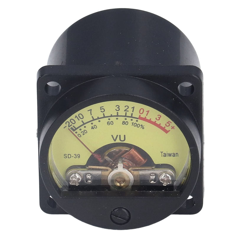 [Australia - AusPower] - VU Meter, VU Meter Vibration Static Proof Amplifier Volume Level Meter With Backlight VU Panel Meter Plastic Iron VU Meter, Sound and Noise Meters 