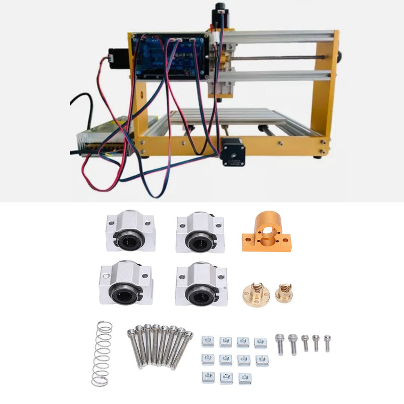 Z Axes Slide Table Mount Kit, Drawer Track Guide Kit for 3018 Plus Engraving Machine Stable, Adjustable Z Axis Mounting System Secure Mounting Platform Smooth Motion Easy Installation, Compatibility