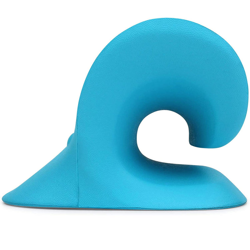 [Australia - AusPower] - RESTCLOUD Comfortable Neck Stretcher for Neck Pain Relief, Neck and Shoulder Relaxer Cervical Neck Traction Device for TMJ Pain Relief and Muscle Relax, Cervical Spine Alignment Chiropractic Pillow Blue 