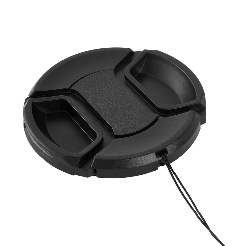 [Australia - AusPower] - 2 Pack 58mm Center Pinch Front Lens Cap Compatible with Canon EOS Rebel T7 T6 T5 T100 4000D T8i T7i T6s T6i T5i T4i T3i T2i T1i SL3 SL2 SL1 XSi XTi with EF-S 18-55mm Kit Lens (58mm) 