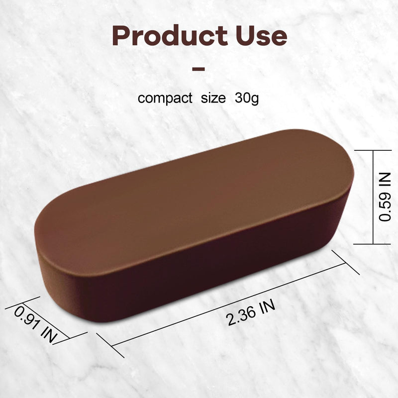 [Australia - AusPower] - Brown Tripoli Polishing Compound for Buffing Wheel - Buffing Compound for Aluminum & Stainless Steel & Wood(1 Oz/Brown) Brown 