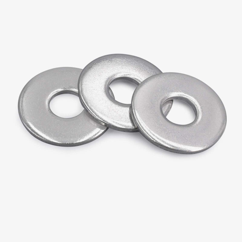 [Australia - AusPower] - 3/8" x 1" OD Stainless Fender Flat Washer 50 Pcs,1" Outside Diameter, 0.080" inch Thickness,18-8 (304) Stainless Steel 3/8" x 1" - 50 pcs 