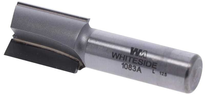 Whiteside Router Bits 1083A Straight Bit with 23/32-Inch Cutting Diameter and 1-Inch Cutting Length