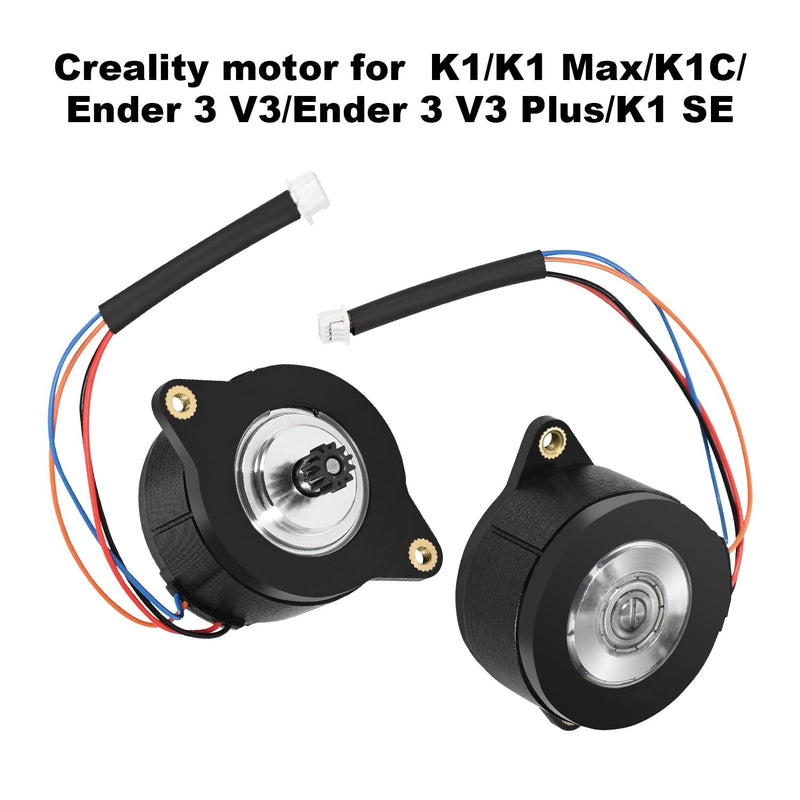 Creality K1C Extruder Motor, Upgrade Low Noise Extrusion Circular Stepper Motor 0.8A 12 Tooth Gear Stepping Motor for Creality K1 Max/K1/K1C/ Ender 3 V3/Ender 3 V3 Plus /K1 SE 3D Printer