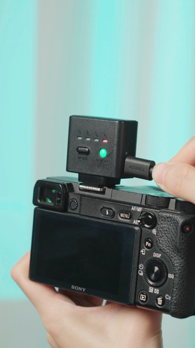 ULANZI SL02 Camera Flash with Video Light, GN8 6500K Mini Flash Speedlite SL02-Mini Flash with Light