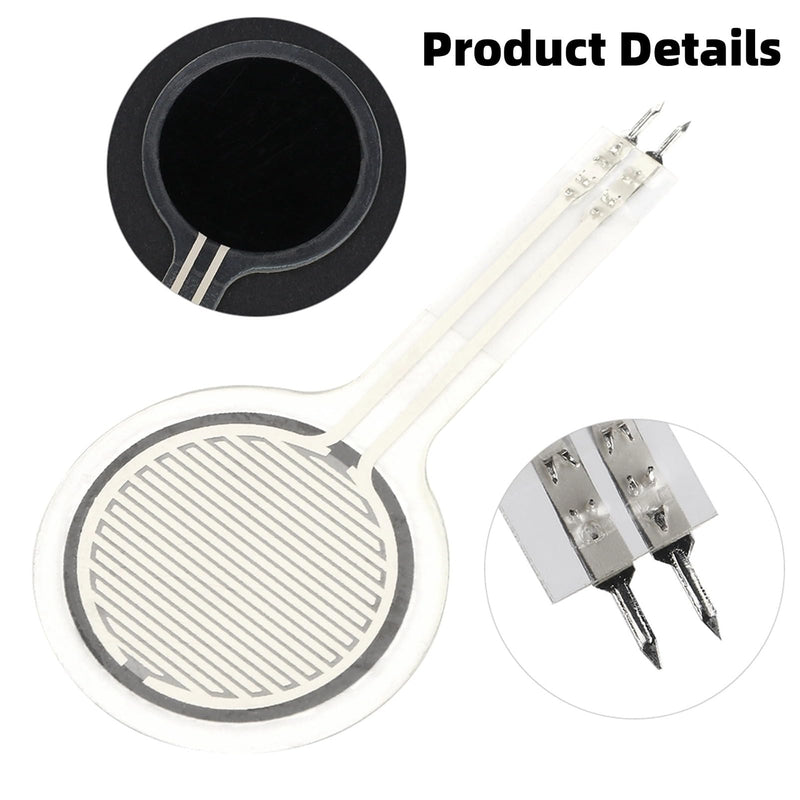 [Australia - AusPower] - Force Sensitive Resistor, Round Force-sensitive Resistor Thin Film Pressure Sensor MD30-60 0~30KG Resistive Film 30mm Force Sensing Resistor 