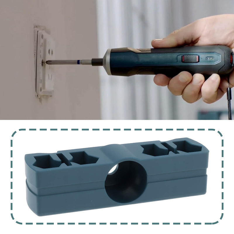 ECSiNG 2-Piece Drill Holder with Screws 2609199748 Compatible with Bosch Cordless Screwdriver