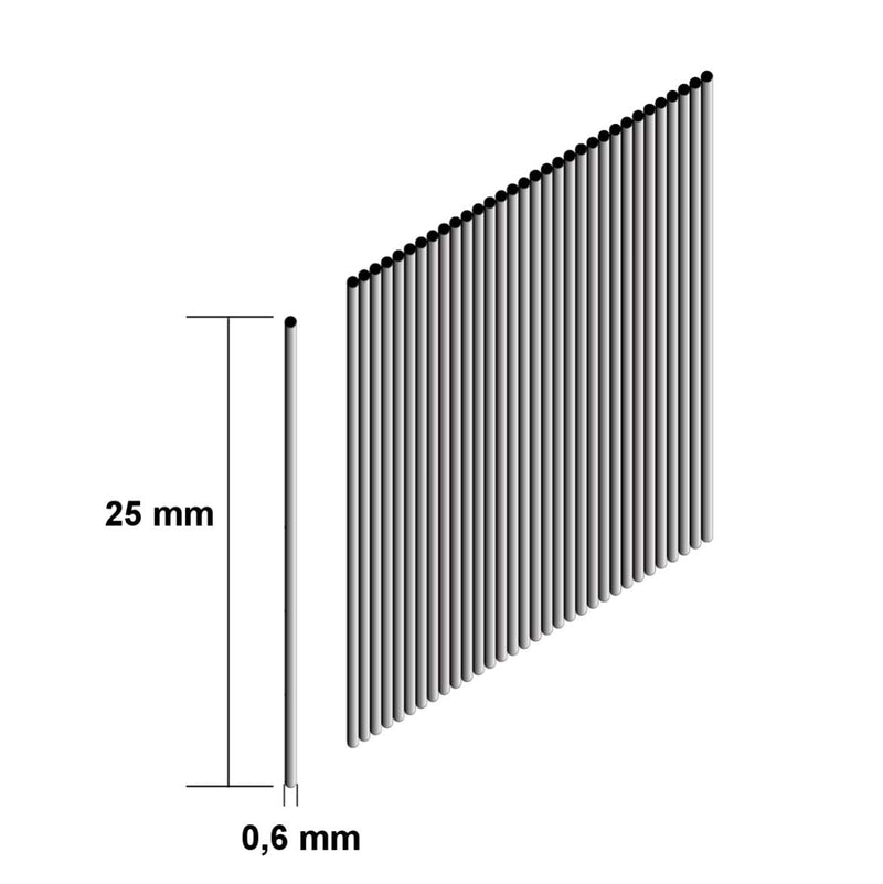 Makita F-31838 Makita F-31838 25mm 23g Headless Pins (Box of 10 000) 1 Silver 547yds/12lb(5.44kg)0.25mm