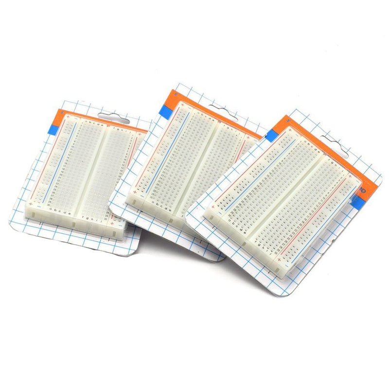 [Australia - AusPower] - Hailege 10pcs 400 Ties Mini Solderless Breadboard Universal 400 Contacts Solderless Breadboard 400 Points Prototyping Shield 