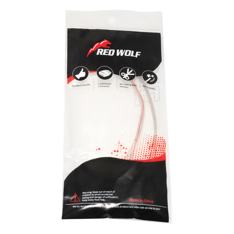 [Australia - AusPower] - RED WOLF Car Front Dash Tweeter Speaker Wiring Harness for 2008-2022 Toyota RAV4 Camry 4Runner Highlander Scion, 2010-2019 Subaru Forester Factory Speaker Replacement Adapter Connector Non JBL System 2PCS 
