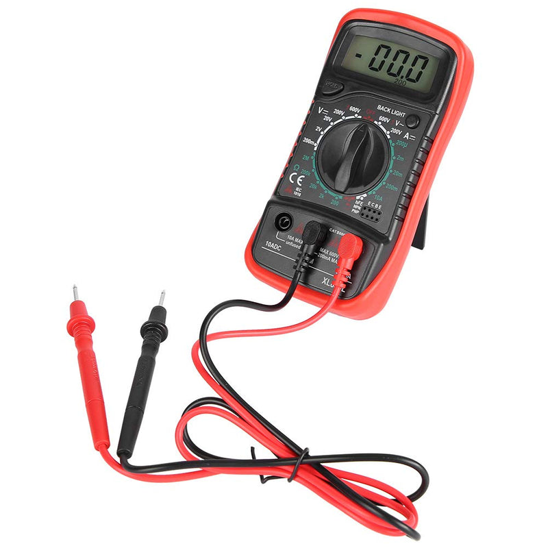 [Australia - AusPower] - XL830L Handheld LCD Digital Multimeter Voltmeter Ammeter Ohmmeter Current Voltage Tester(XL830L Red) XL830L Red 