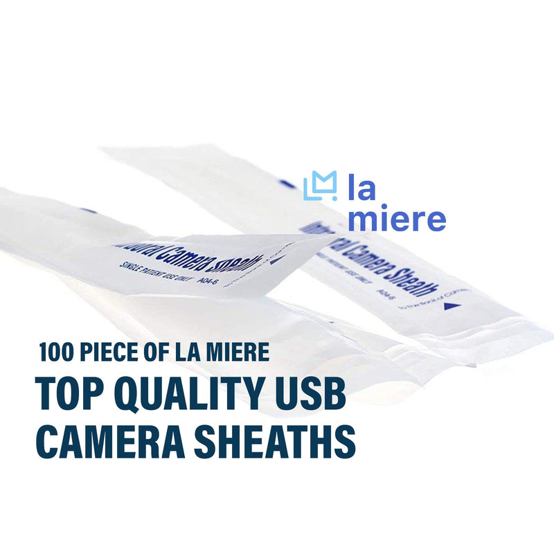 [Australia - AusPower] - Intraoral Camera Sheath with paper back, Dental Endoscope Cover, camera covers individual pack (compared to Tidi) for Kodak 1500 and more, 100 pcs/box 
