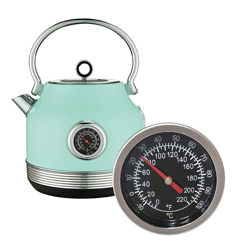 [Australia - AusPower] - Dial Thermometer 1/4 NPT Thread Joint Thermometer -10-100℃/0-220ºF Temperature Gauge 1.4" Stainless Steel Thermometer for Boiler Tea Pot Kettle 