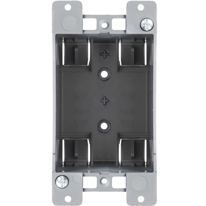 Newhouse Hardware 1-Gang PVC Old Work Electrical Outlet Box (12-Pack) | 14 cu. in. Plastic Junction Box for Switches, GFCI, or Duplex Receptacle Outlet | Old Work Electrical Box for Home Improvement 1-Gang (14 cu. in.) 12