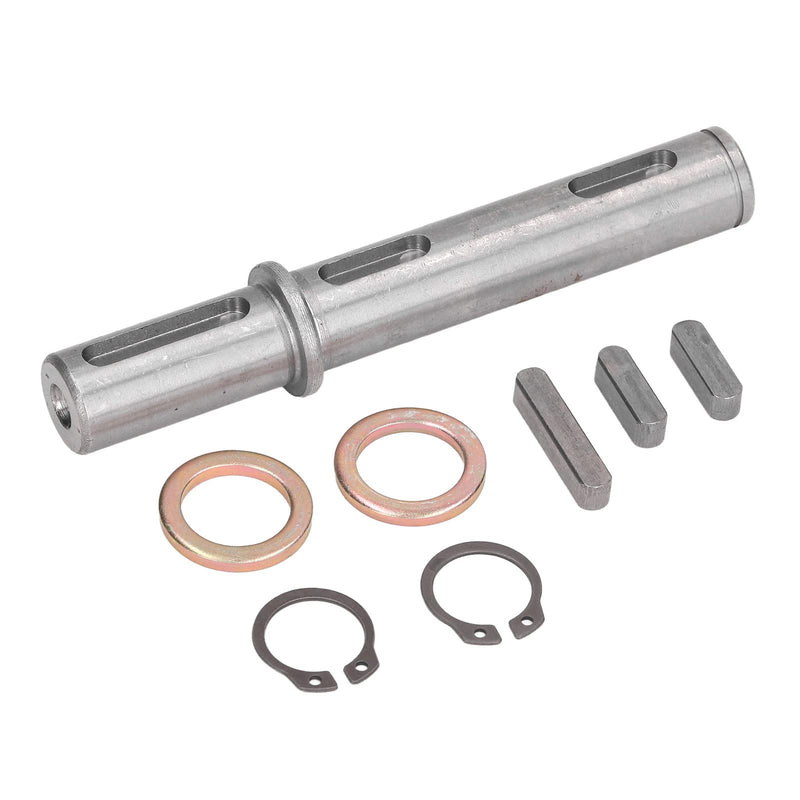 [Australia - AusPower] - Alloy Steel Output Single Shaft,Single Output Shaft Alloy Steel Short Output Shaft 18mm 0.71in Length 128mm 5.04in for Reducer NMRV040 RV040 Nema34 Stepper Motor 