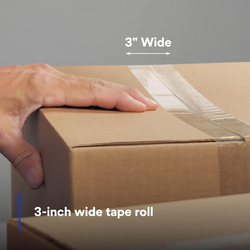 3M Scotch Box Sealing Tape Dispenser HR83, Portable, Hand-Held, High-Impact Plastic, 3 in 7.62 cm