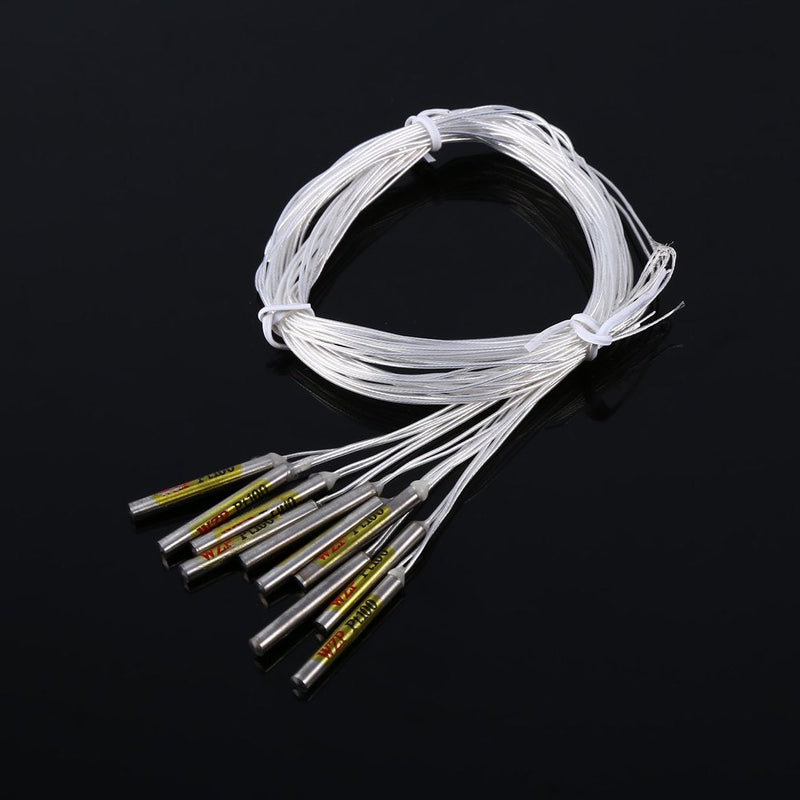 [Australia - AusPower] - 10pcs PT100 Sensor Probes Platinum Thermal for Temperature Controller -20℃ to 250℃ 