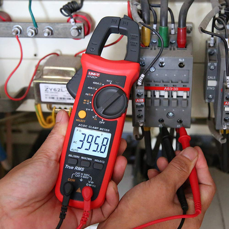 [Australia - AusPower] - UT203+ Digital Clamp Meter Multifunction Electrician Current Measurement with True RMS, NCV Intelligent (UT203+) UT203+ 