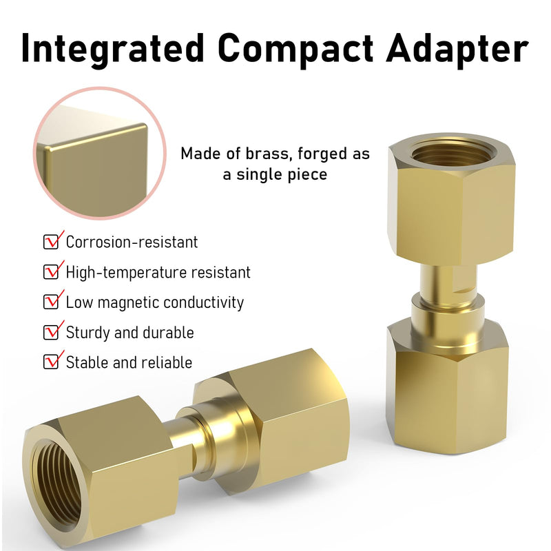 YESWELDER CGA-320 to CGA-580 Adapter, CO2 to Argon Nitrogen Regulator Flowmeter Thread Converter for welding, with Sealing Gaskets
