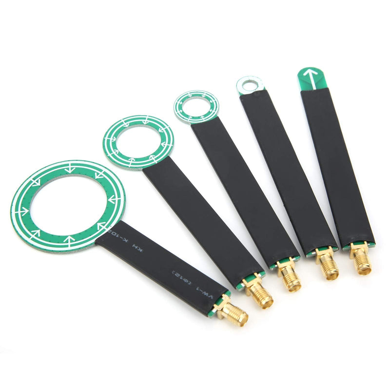 Magnetic Field Antenna, 5 Pieces PCB Near Field Antenna, Magnetic Field Probe EMC EMI Tool Accessories for Electronic Components, Radio Antennas