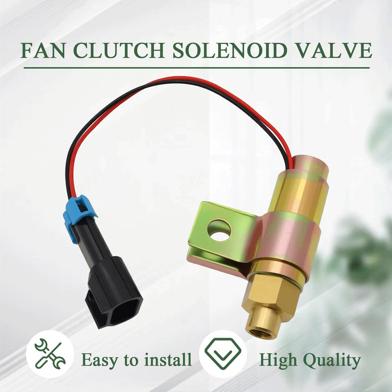[Australia - AusPower] - Fan Clutch Solenoid Valve Fit for Horton Bendix Kysor Borg Warner Systems Replace for 10560814501 F224903 500827 