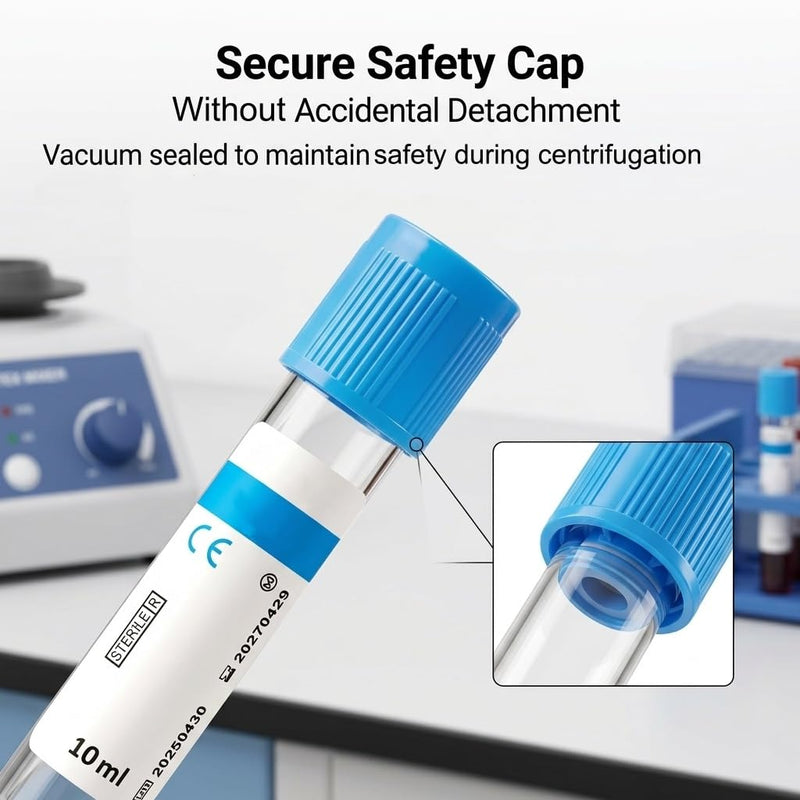 HGMED 10ml/15ml centrifuge Systerm, Individually Tubes Wrapped Box of 10 (10ml Tube) 10ml tube