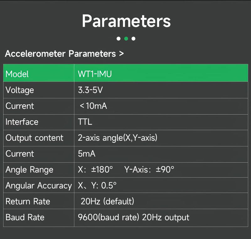 [Australia - AusPower] - [Arduino Acce Sensor+Inclinometer] WT1-IMU ICM42607 High Precision Dual-Axis Inclinometer Tilt Angle(X 180°, Y 90°) with Kalman Filter Low Power, 2-axis MPU6050 USB IMU AHRS Module 