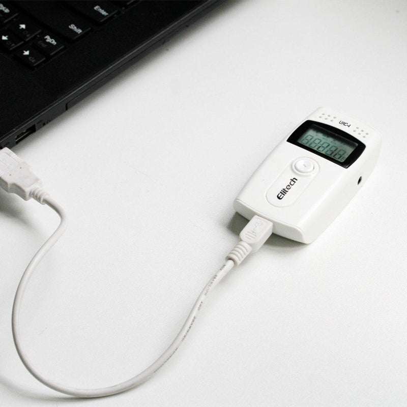 [Australia - AusPower] - Elitech Digital Temperature Data Logger Medical Refrigerator Thermometer Vaccine Fridge Temperature Monitor, RC-4 RC-4 Temp Probe 1 
