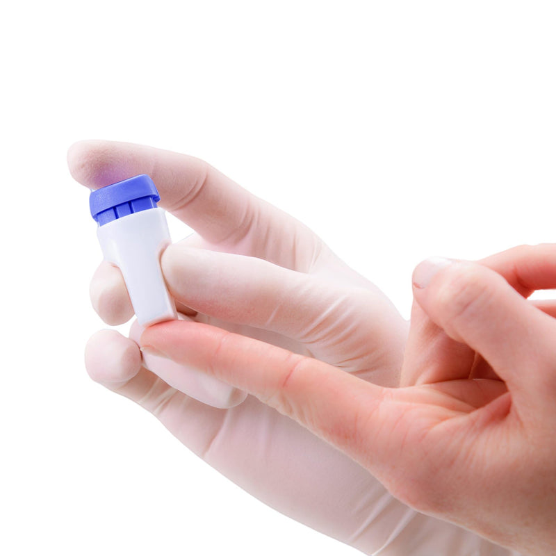 [Australia - AusPower] - McKesson Lancets for Diabetes Testing [100 Count] Lancing Device for Blood and Glucose Test, 23G x 1.8 mm, Push Button Activation, Sterile, Single Use 