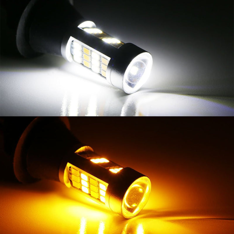 [Australia - AusPower] - iJDMTOY High Power 42-SMD LED Front Turn Signal Light w/White Add-On Feature Compatible With 2015-2017 Toyota Camry LE SE or Special Edition 