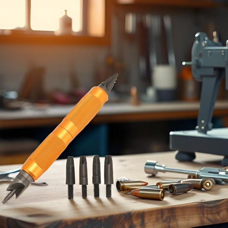 [Australia - AusPower] - Case Preparation Tool, Double Sided Design, Primer Crimps, Case Preparation Tools, High Hard Steel, Deburring, Hand Tools, Sharpness and Accurate 