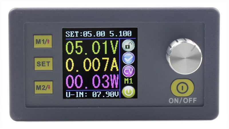UCTRONICS Numerical Control DC 6-55V to 0-50V 5A Step Down Stabilized Power Supply Constant Voltage Current Buck Power Converter Power Supply Adjustable Module