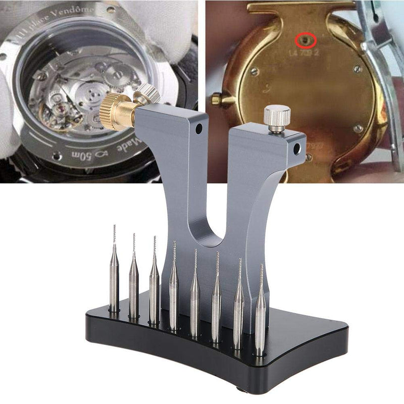 [Australia - AusPower] - Taidda Damaged Screw Extractor, Practical Stainless Steel 8 Pins Damaged Screw Extractor Broken Screw Remover Tool for Watch Makers 