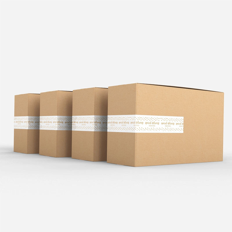 Mobiusea Creation Special Delivery Packing Tape | Christmas Shipping Tape | 1.88 Inch x 54 Yard | 3-Pack | Shipping Tape for Small Business Packaging Supplies, Cute Packing Tape Moving Supplies