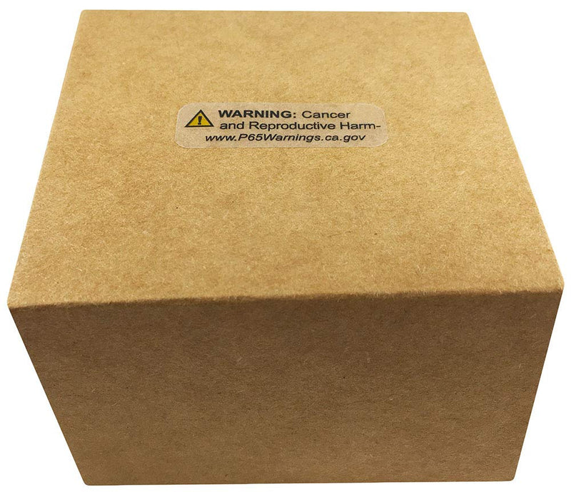 Qty 500 Ultra Clear California Prop 65 Cancer and Reproductive Harm Warning Labels