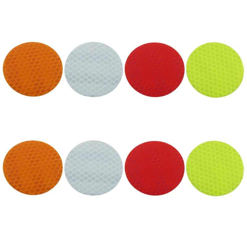 40 Pcs Round Reflective Stickers, High Visibility Waterproof Reflective Tape for Vehicles, Bikes, Helmets(50mm/1.96")