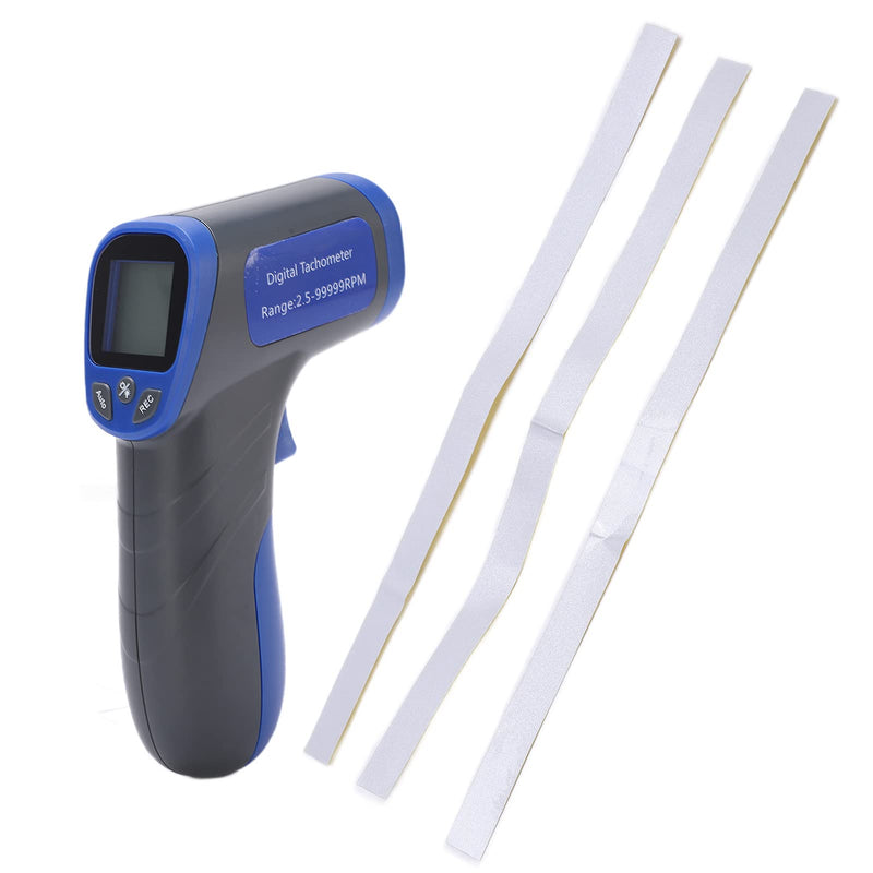 [Australia - AusPower] - RPM Gun, DT6685 Non-Contact Tachometer Portable Wide Range Photoelectric RPM Meter for Motor 