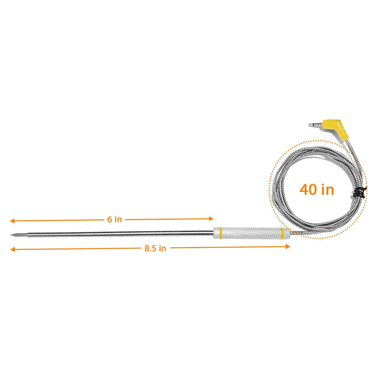 [Australia - AusPower] - 3-Pack Probe Replacement for Thermopro TP20 TP25 TP27 TP930 TP829 TP910 TP826, Thermopro Replacement Probe Meat Probe for TP20 TP25 TP27 TP16 TP08 TP17 TP07 TP17H TP28 Yellow+Orange+Green 