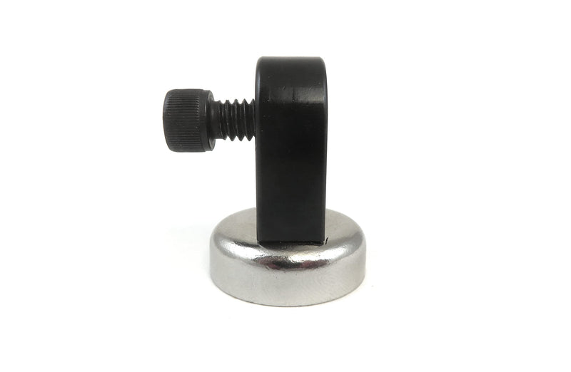 Miniature Magnetic Mag Base for Dial Indicators with 40 Pounds Holding Power. Size 1-1/4 inch x 1 inch (Magnetic Base Alone) Magnetic Base Alone