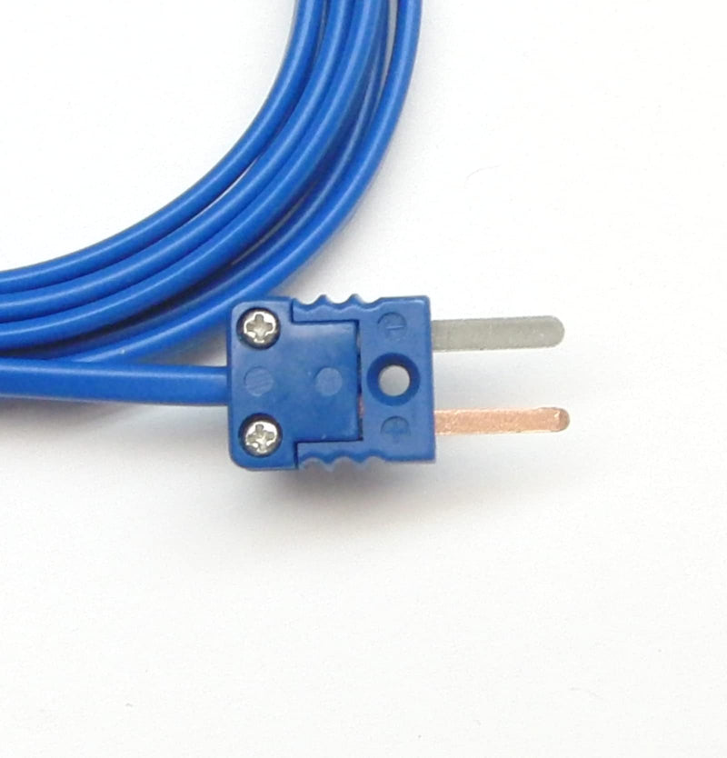 [Australia - AusPower] - T-Type Thermocouple Extension Cable Wire with Miniature Mini Thermocouple Connectors 6 ft (= 2 Yard) Long 