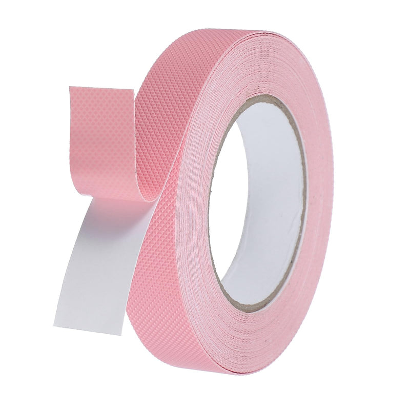 uxcell Rubber Grip Tape, 1" x 32.8 Ft PEVA Non-Slip Tape Diamond Textured Adhesive Grip Tape for Outdoor/Indoor Steps, Stairs, Traction Tread Stair, Bathroom (Pink) Pink